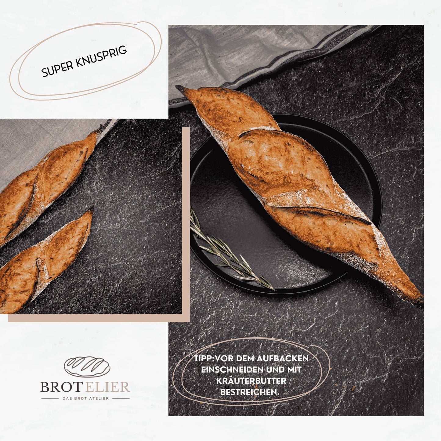 Steinofen-Baguette
