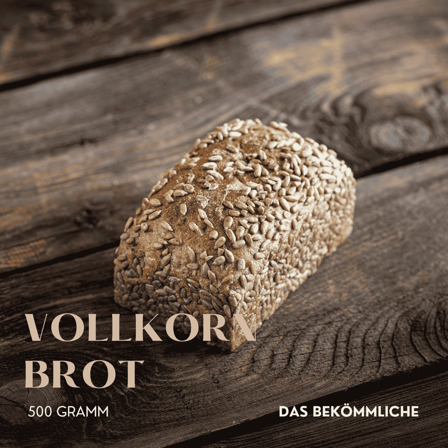Vollkornbrot mit Sonnenblumenkerne